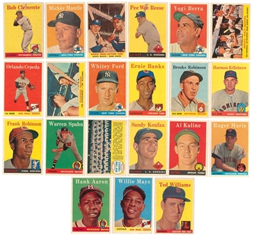 1958 Topps Baseball Complete Set (494)